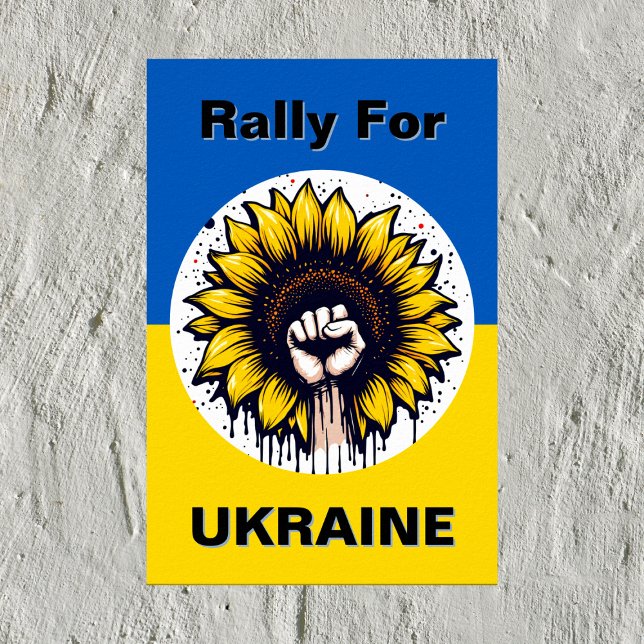 Manifestation Poster Soutien Ukraine Télécharger (Créateur téléchargé)