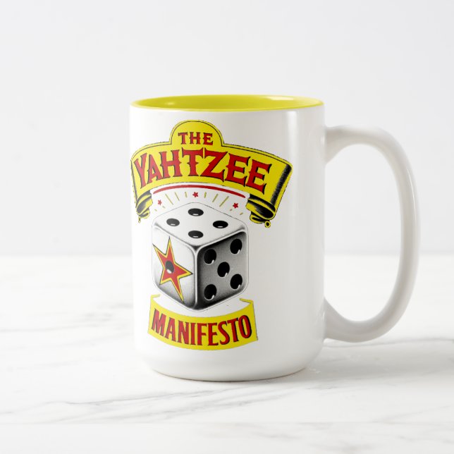 Manifeste de Yahtzee Mug (Droit)