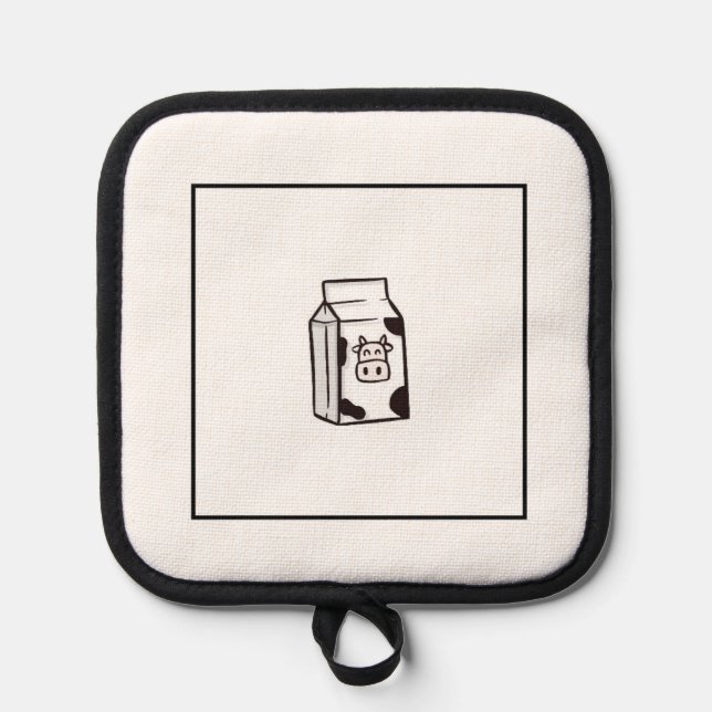 Manique Accessoire de cuisine amusant, carton de vache, ca (Recto)