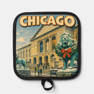 Manique Affiche de l'Institut d'Art de Chicago en hiver