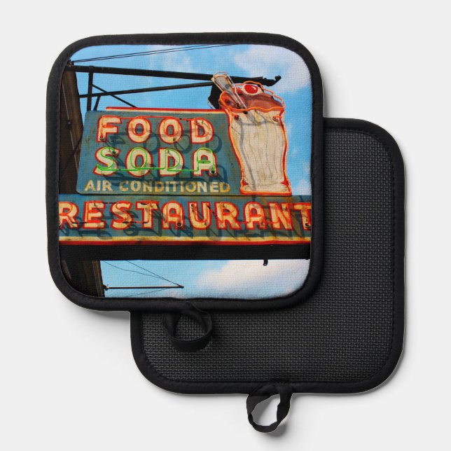 Manique Alimentation, Soda, Restaurant Symbole Vintage (Recto/Verso)