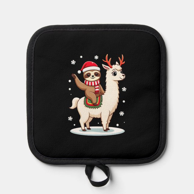 Manique Alpaca Sloth Christmas (3) (Recto)
