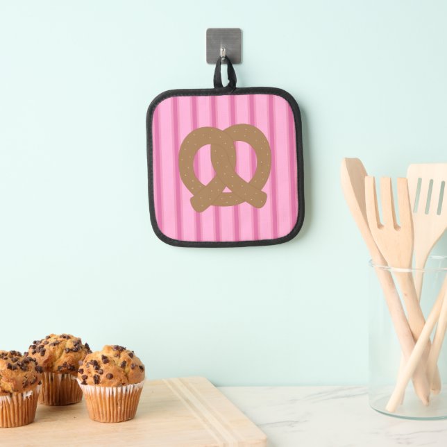 Manique Amusant et Fantaisie Pink Pretzel (In situ (suspendu))