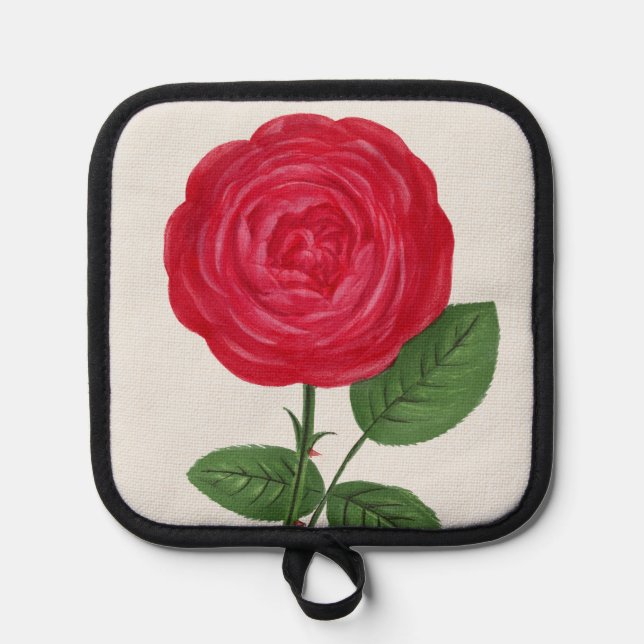 Manique Antique Rose Lithograph, François-Frédéric Grobon (Recto)