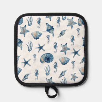 Manique Aquarelle sous le Motif de mer