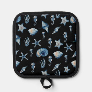 Manique Aquarelle sous le Motif de mer