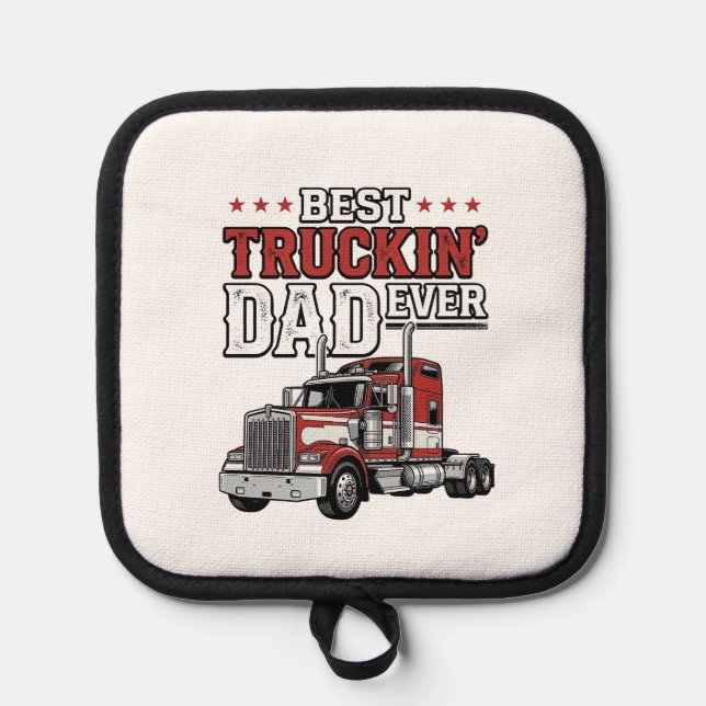 Manique Best Truckin Dad Ever Vintage Truck Shirt Design_1 (Recto)