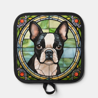 Manique Boston Terrier Pot Holders