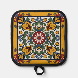 Manique Carreau de Talavera avec coeurs