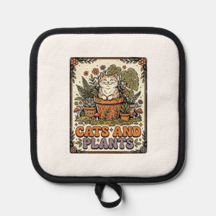 Manique Chats Et Plantes Chat Plantes Cottagecore Vintage