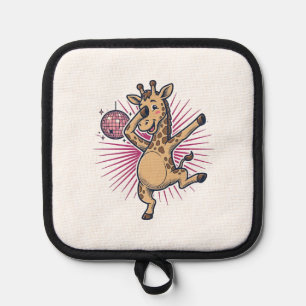 Manique Chemise à gravure vintage Boule disco Girafe dansa