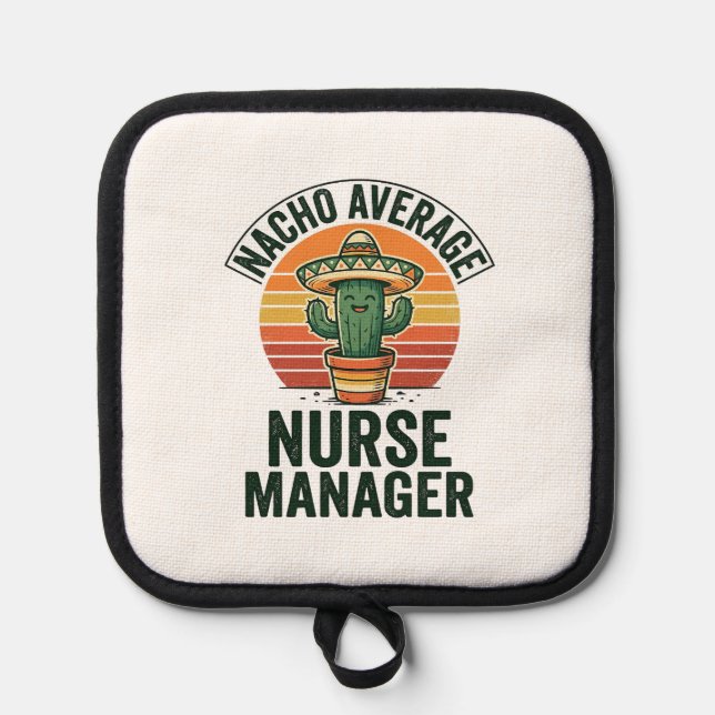 Manique Chemise drôle de cactus Nacho Average Nurse Manage (Recto)