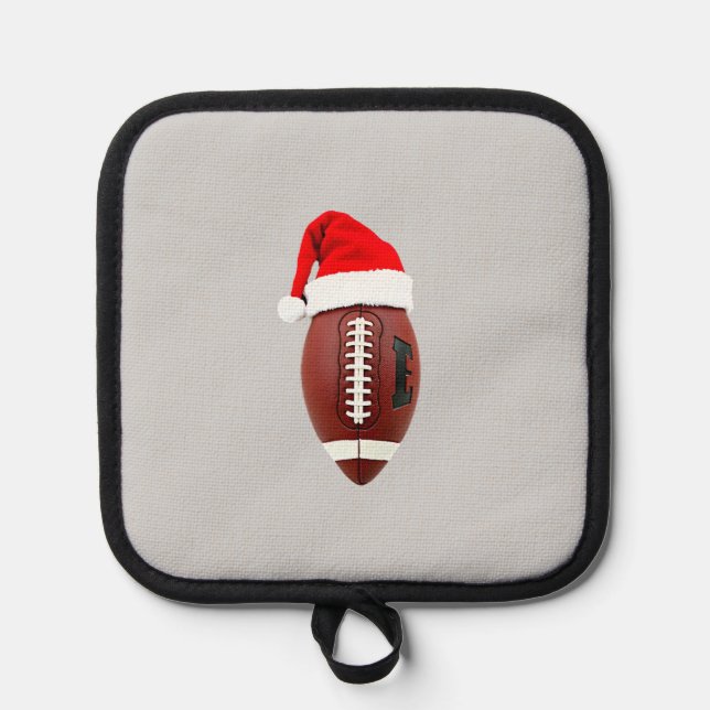 Manique Christmas American Football Ball Santa Hat (3) (Recto)
