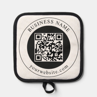 Manique Code QR avec nom d'entreprise modifiable
