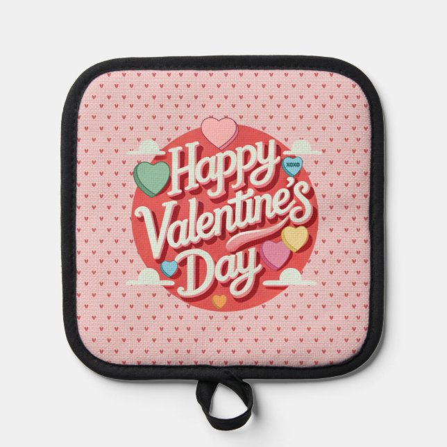 Manique Coeur coloré de la Saint Valentin (Recto)