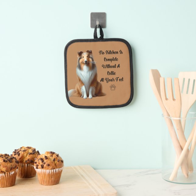 Manique Collie Oven Mitt (In situ (suspendu))