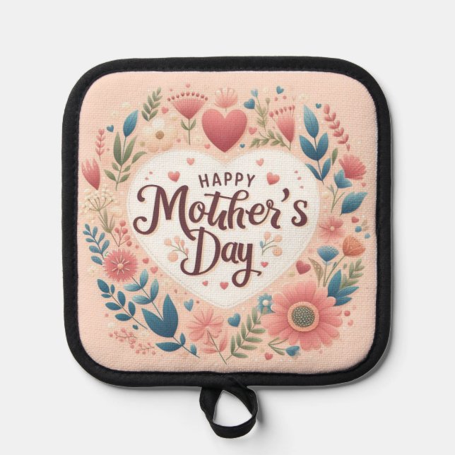 Manique Colorful Mother's Day Pot Holder (Recto)