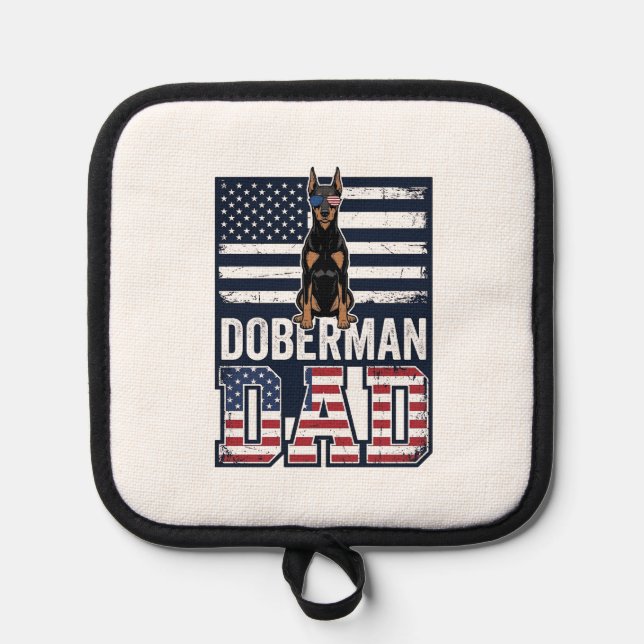Manique Conception de chemise pour chien patriotique Dober (Recto)