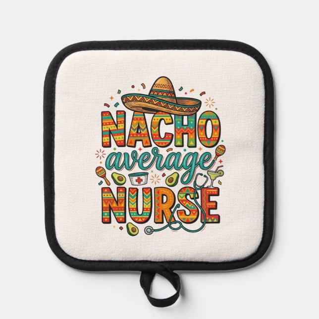 Manique Conception de chemise vectorielle Nacho Average Nu (Recto)