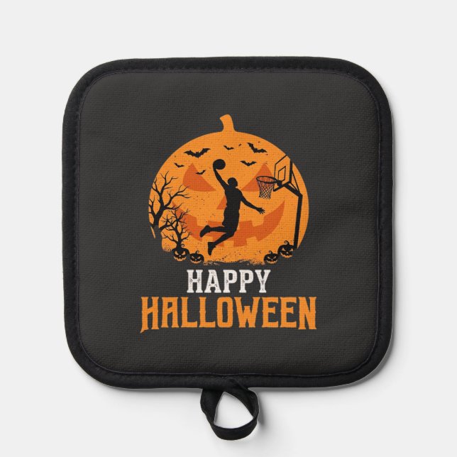 Manique Conception de dunk de basket-ball Halloween citrou (Recto)