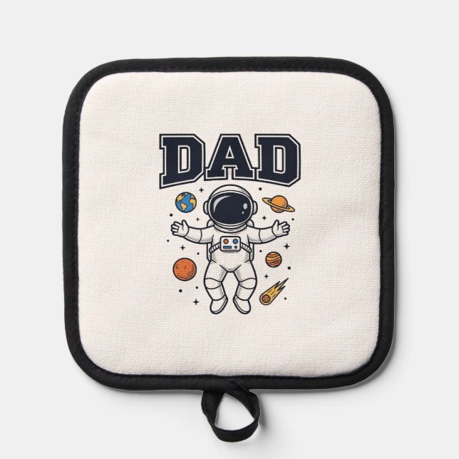 Manique Conception de T-shirt Vector Space Astronaute Papa (Recto)