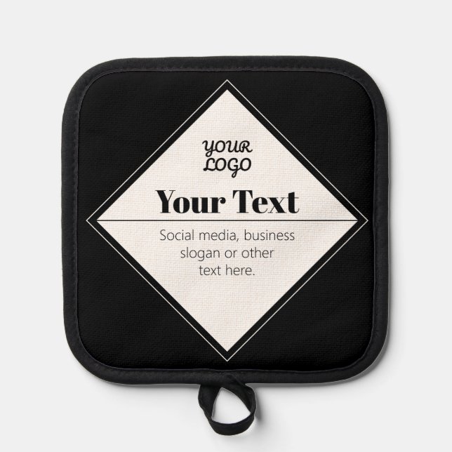 Manique Conception de texte moderne éditable & Votre logo (Recto)