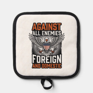 Manique Contre tous les ennemis conception de chemise Eagl