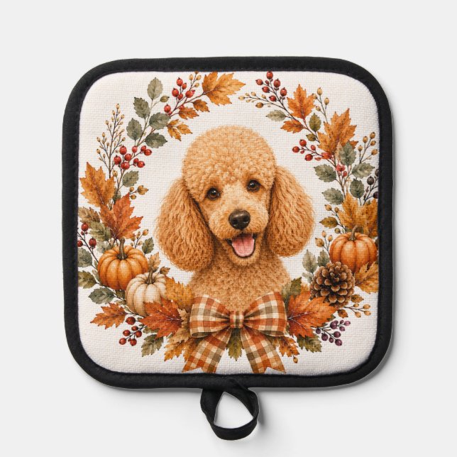 Manique Couronne d'automne de caniche (Recto)
