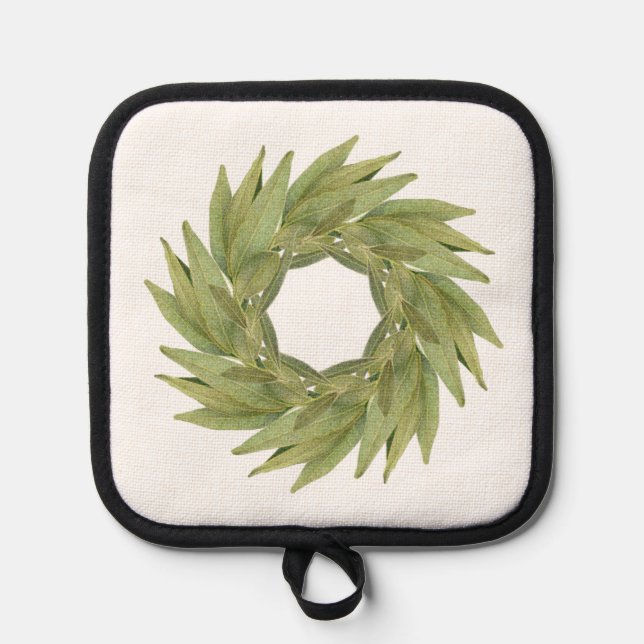 MANIQUE COURONNE DE LAURIER POUR POÊLE (Recto)