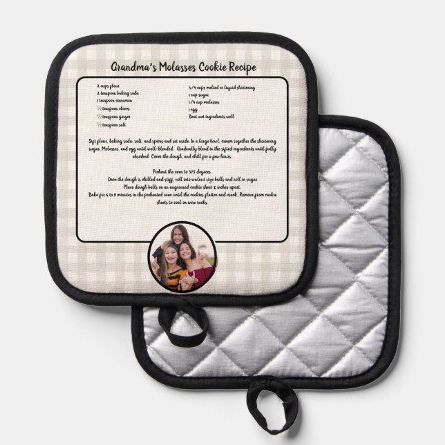 Manique Créer votre propre Recette de conservation Buffalo (Recto/Verso)