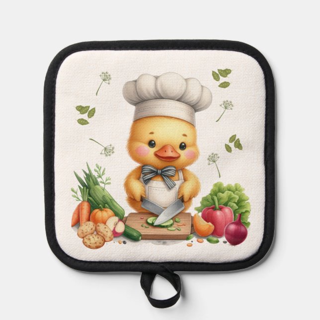 Manique Cuisine douillette Canards Conception de Cuisines  (Recto)