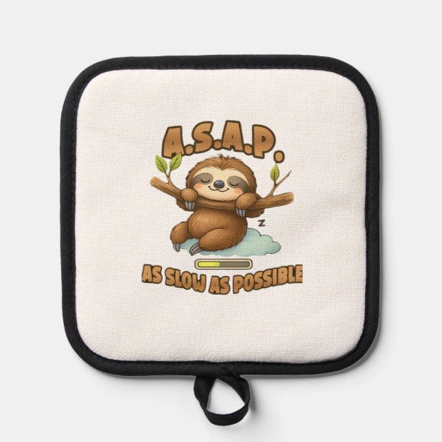Manique Cute Sloth ASAP � Aussi Lentement Que Possible T-S (Recto)