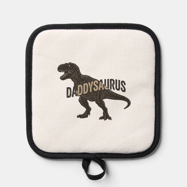 Manique Daddysaurus Dinosaur Vintage Engraving Shirt Desig (Recto)