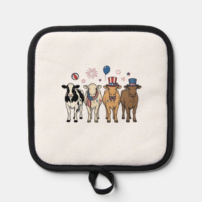 Manique Défilé de vaches patriotiques conception de chemis (Recto)