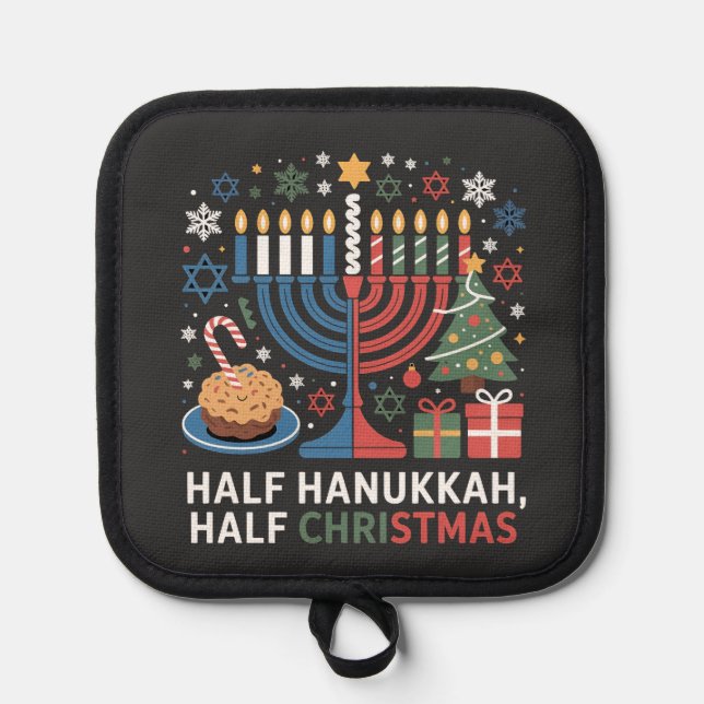 Manique Demi-Noël mi-Hanoukka Christmukkah Funny (Recto)