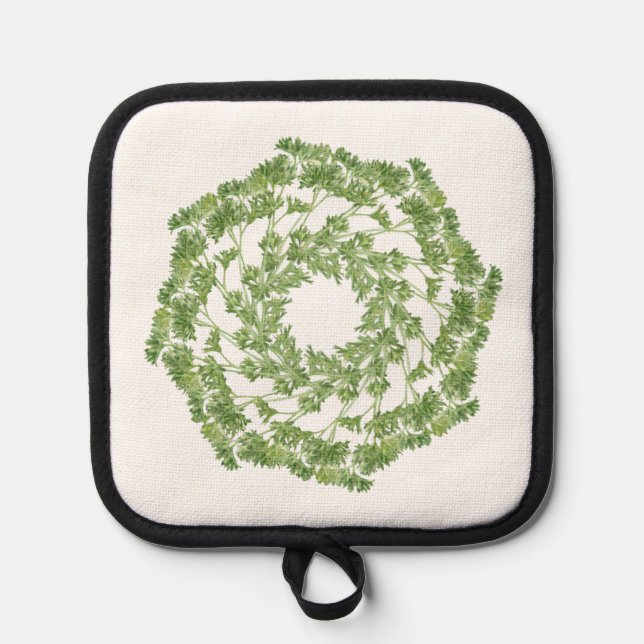 MANIQUE DESSOUS DE PLAT COURONNE DE PERSIL (Recto)