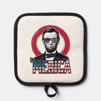 Manique Drôle Merica Patriotique Président Vintage Vecteur