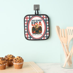 Manique États-Unis 250 Ans – Aigle chauve patriotique 4 ju
