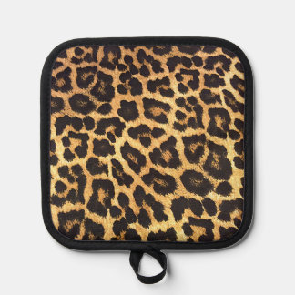Manique Faux Leopard Skin Pot Holder