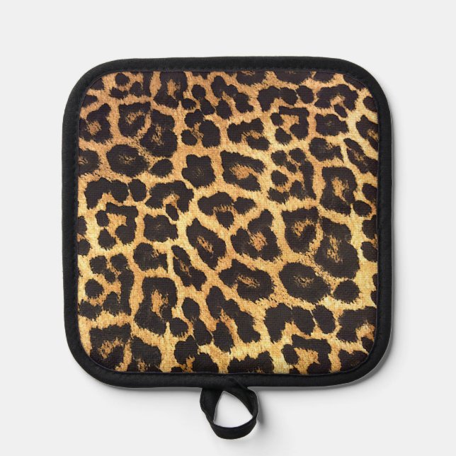 Manique Faux Leopard Skin Pot Holder (Recto)