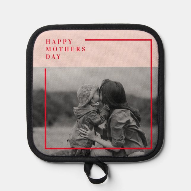 Manique Fleurs Pastel Modernes & Cadeau Personnalisé Kraft (Recto)