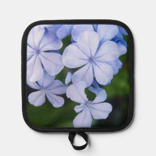 Manique Fondue florale bleue