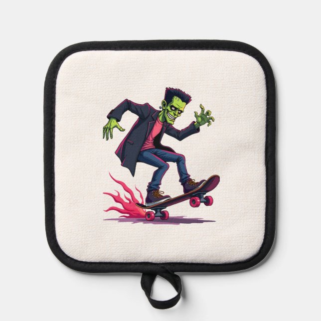Manique Frankenstein Skater � Vêtements de rue cool Hallow (Recto)