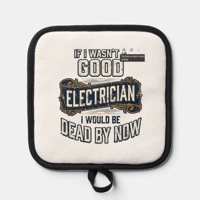 Manique Funny Electrician Vintage Engraving Quote Design (Recto)