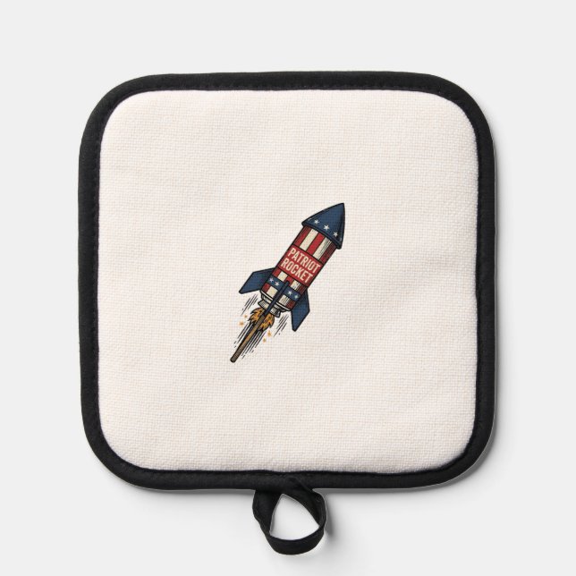 Manique Fusée Patriot 4 juillet Conception de feux d'artif (Recto)