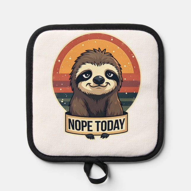 Manique Grumpy Sloth Vintage Funny Retro Shirt Design (Recto)