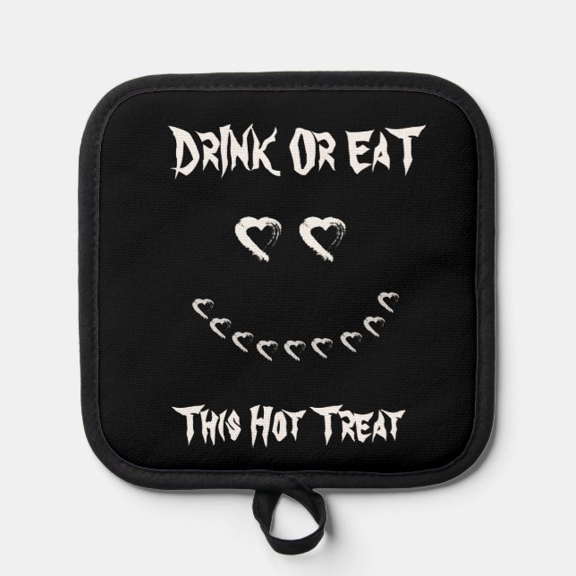 Manique Halloween Boire ou Manger Pot Titulaire (Recto)