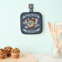 Horloge de vol personnalisable "Heures de vol quan