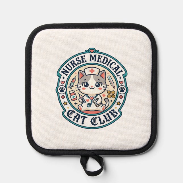 Manique Infirmière médicale chat drôle conception amateur  (Recto)