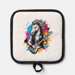 Manique Joueur de guitare à cheval T-Shirt gravure vintage